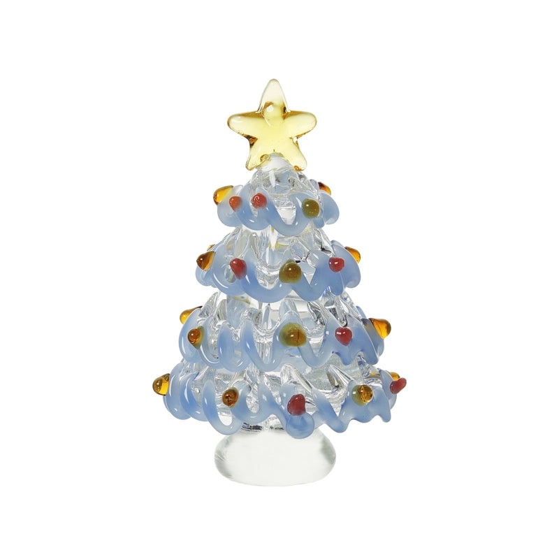 Minimalist Christmas Tree Crystal Ornament | Holiday Decor Ornaments