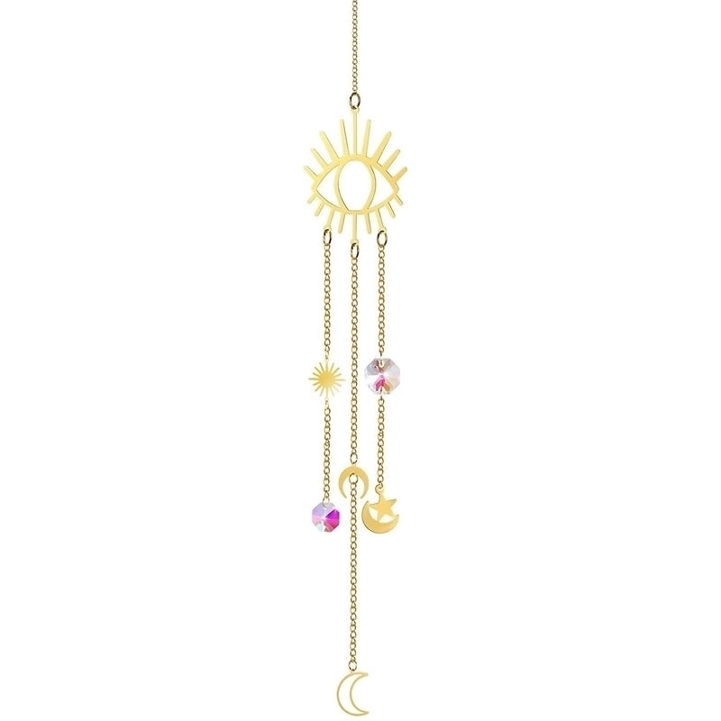 Moon Crystal Suncatcher Wind Chime for Home Decor | Home Decor & Wall Art