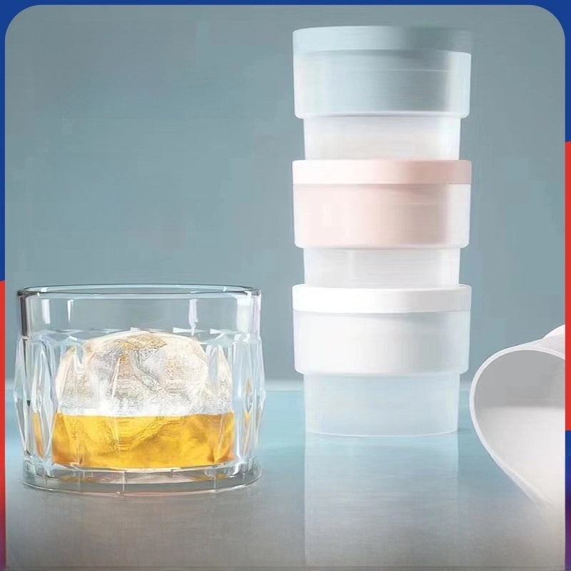 Ice Hockey Silicone Whiskey Mold Small Round Sphere Ice Cube Maker Easy Demoulding|Kitchen & Dining Accessories