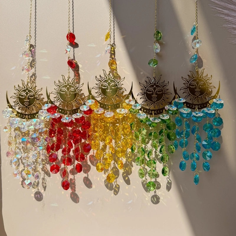 Delicate Sun Crystal Suncatcher for Window Decor | Home Decor