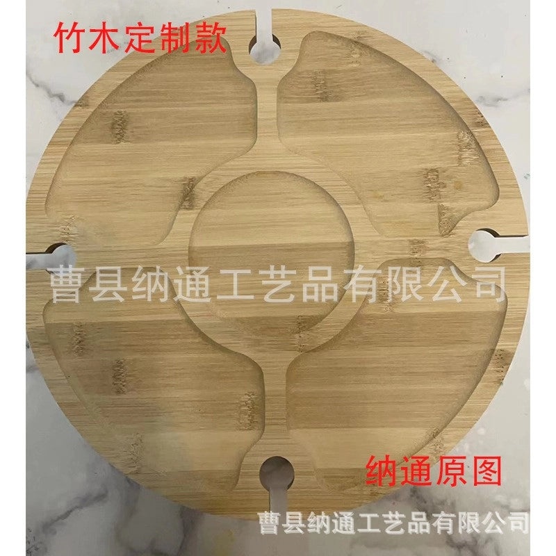 Portable Wooden Wine Rack for Dining Table | Home & Kitchen Accessories