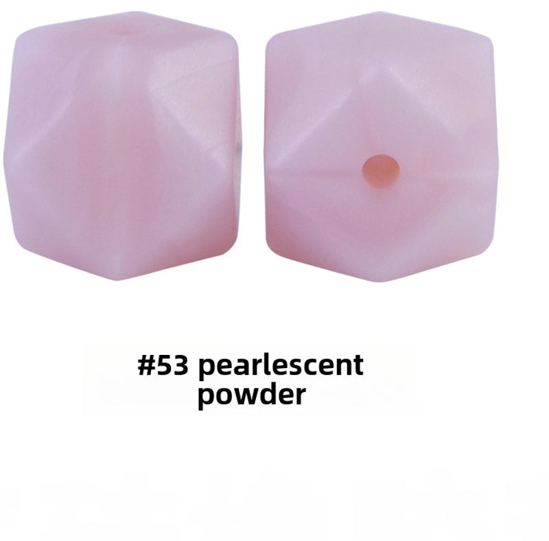 17mm Silicone Octagonal Beads for Pacifier Chains DIY Accessories | Baby & Mom Essentials