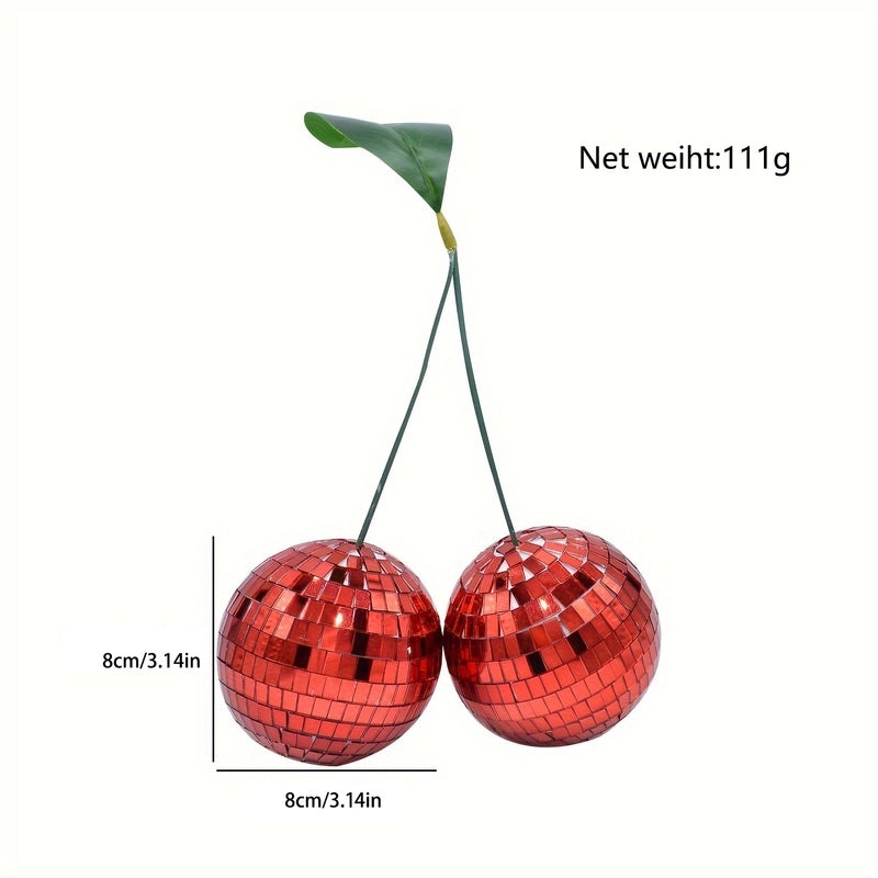 Handcrafted Cherry Glass Ornaments for Home Decor|Home Decorations