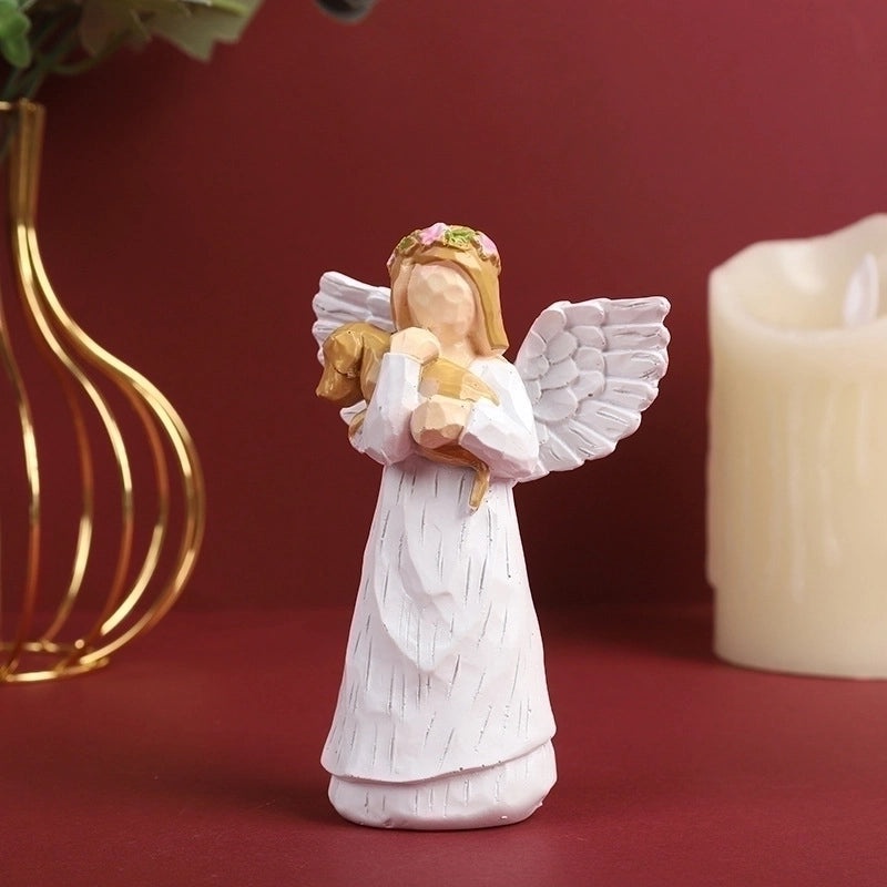 Timeless Angel Resin Figurines Decorative Artificial Ornaments|Home Decor Accessories
