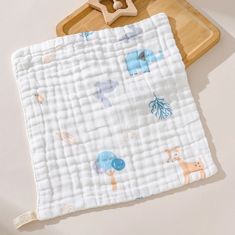 Adorable Cartoon Fruit and Fish Baby Burp Cloths Soft Infant Accessories|Baby Essentials