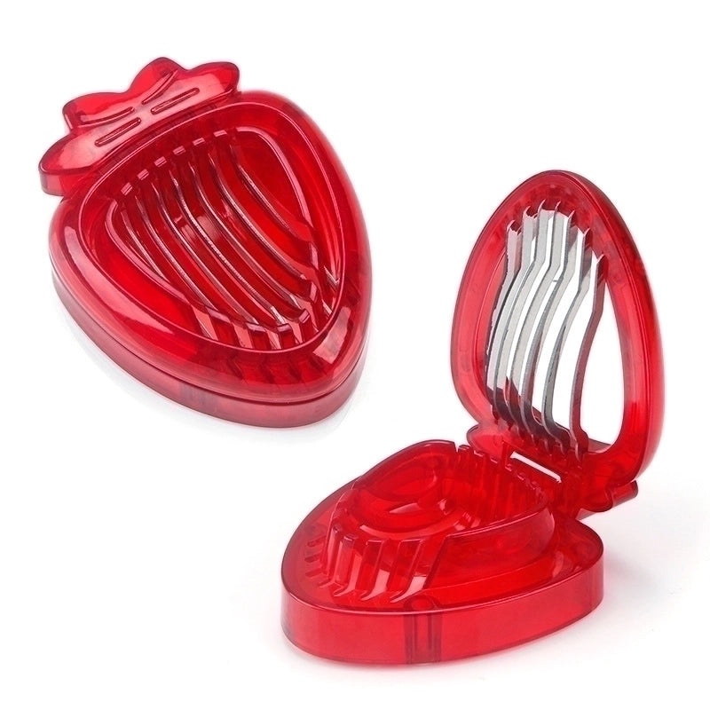 Strawberry Shaped Stainless Steel Fruit Cutter|Kitchen Gadgets & Tools