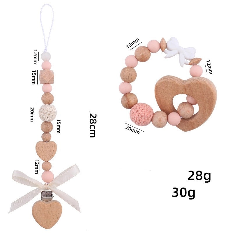 3 Pcs Heart Bow Knot Baby Hair Clips Soft Silicone Accessories|Baby Hair Accessories