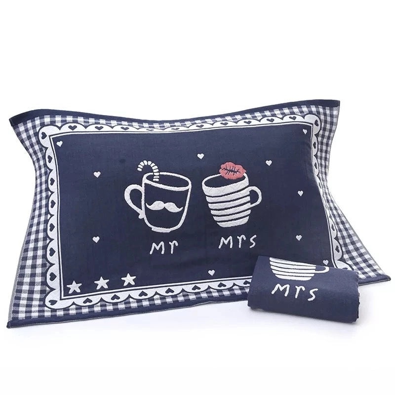 Thickened Gauze Cotton Pillow Towel Breathable Comfortable Dirt-resistant Headband for Adults and Students|Home Textile