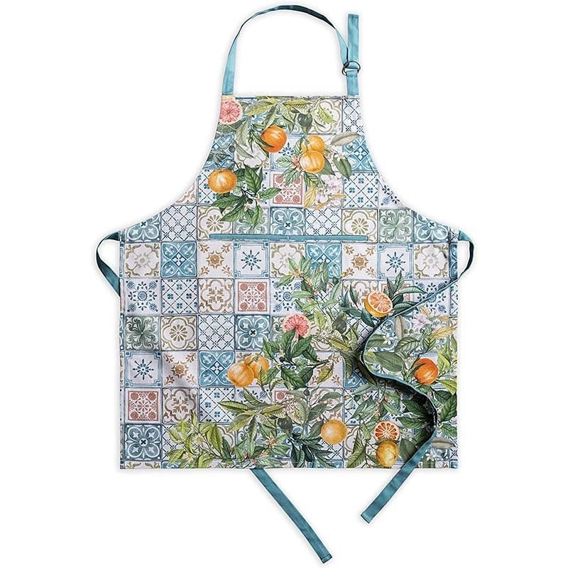 Digital Printed Neck Apron for Kitchen Gardening Cafe Work Retro Style | Kitchen & Dining Aprons