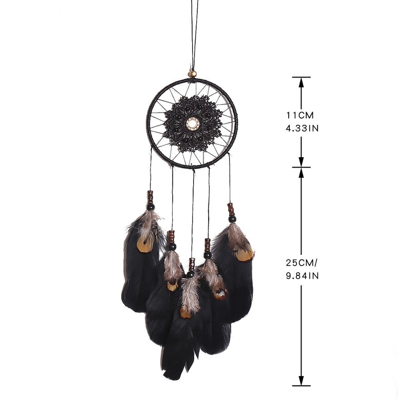 Goose Feather Floating Lace Dream Catcher Handmade Creative Home Hanging Decoration|Home Decor
