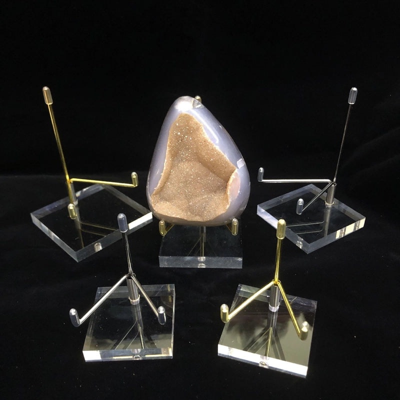 Acrylic Display Stand for Raw Crystal Stones | Jewelry Display & Storage