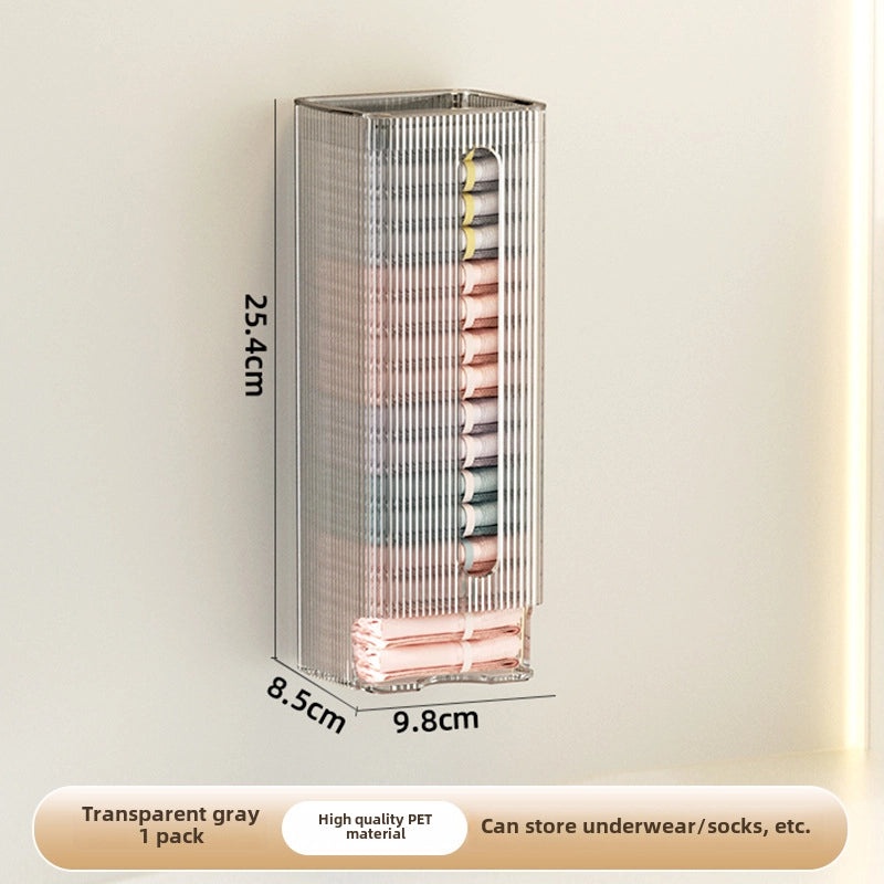 Wall-mounted Garbage Bag Dispenser Large Capacity Kitchen Plastic Bag Holder Convenient Extraction | Kitchen Storage & Organization