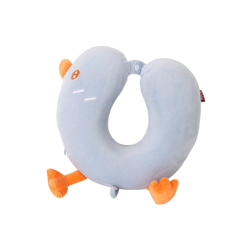 Cartoon Memory Foam U-Shaped Neck Pillow for Travel, Office, and Home | Travel Accessories