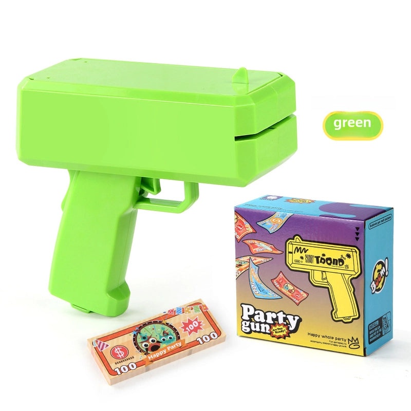 Strange Electric Money Spray Gun Cartoon Toy for Parties and Weddings|Party Supplies