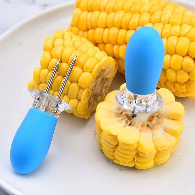 Multi-Function Stainless Steel Corn Needle BBQ Fork | Outdoor Barbecue Tools