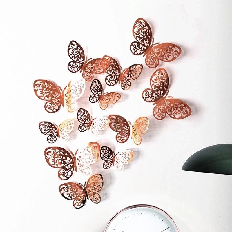 Charming Butterfly Paper Wall Decal Decorative Wall Art for Home Bedroom Living Room|Home Decor Wall Stickers
