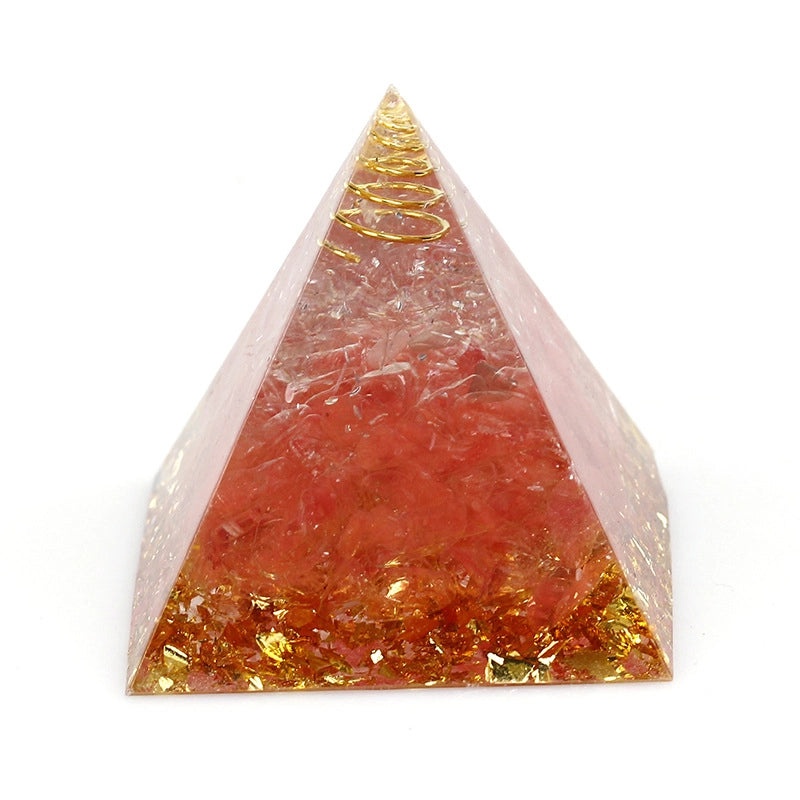 Minimalist Pyramid Resin Crystal Decoration for Home or Office | Home Decor