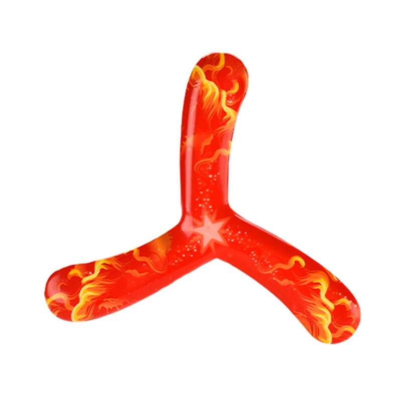 Colorful PU Flying Toy Boomerang with Heat Transfer Print | Outdoor Toys