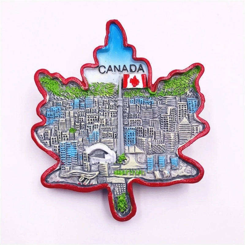 Europe and North America Country Resin Magnetic Fridge Magnets Set|Home Decor & Kitchen Accessories