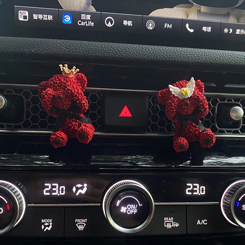 Bear Shaped Flower Scented Gypsum Decor | Home Fragrance & Aromatherapy