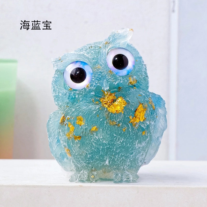 Minimalist Owl Crystal Figurine Decorative Ornament|Home Decor