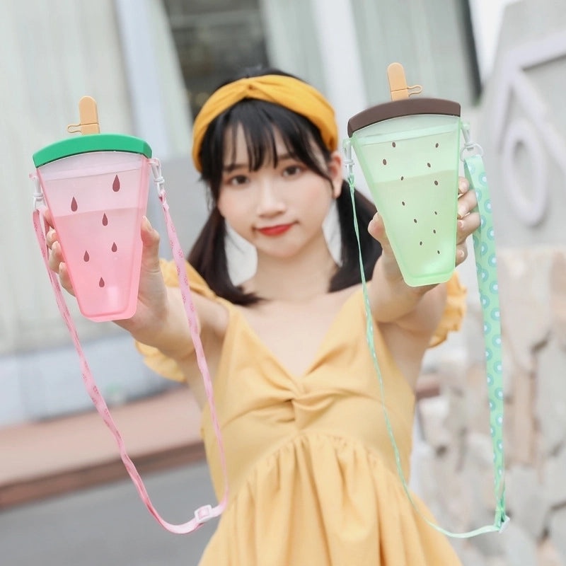 Cute Fruit Design Silica Gel Water Bottle for Daily Use | Drinkware & Bottles
