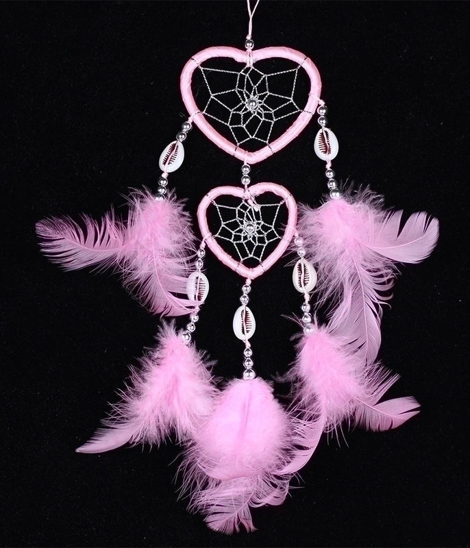Heart-Shaped Feather Pendant Romantic Design Decorative Accessory for Jewelry|Jewelry & Accessories