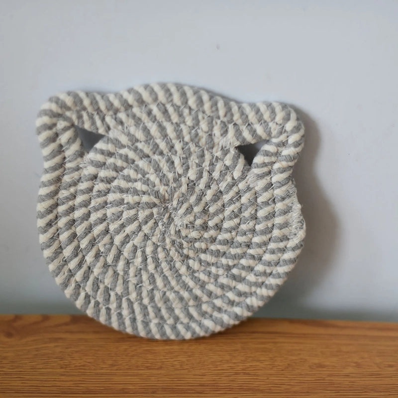 Cotton Rattan Placemat Single Piece for Casual Pastoral Dining|Home & Kitchen Tableware