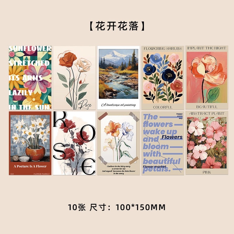 Elegant Landscape Paper Wall Sticker for Home Decor|Wall Art & Stickers