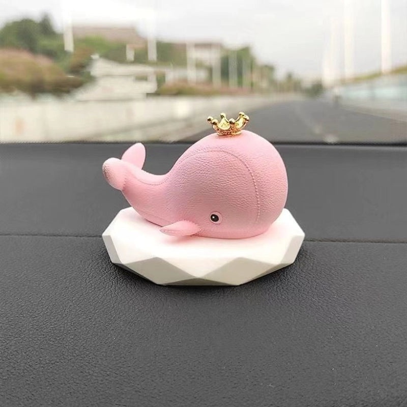 Creative Whale Aromatherapy Ornament Fire-Free Essential Oil Diffuser Cute Desktop Air Purifier|Home Decor & Aromatherapy