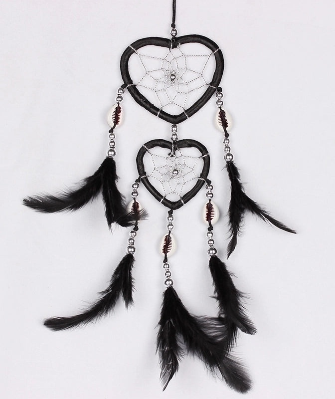 Heart-Shaped Feather Pendant Romantic Design Decorative Accessory for Jewelry|Jewelry & Accessories