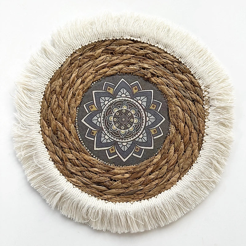 Ethnic Straw Wall Hanging Moroccan Style Home Decor Sofa Bedside Accent|Home Decor