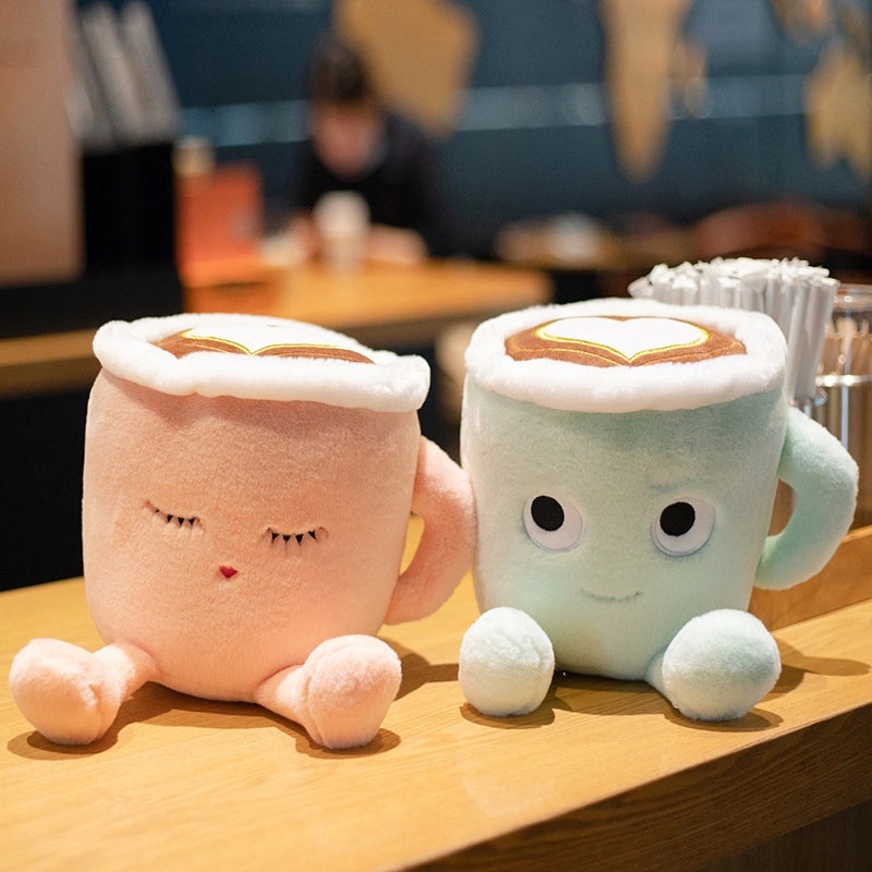 Adorable Girl Heart Pink Cherry Blossom Japanese Matcha Latte Coffee Cup Doll Creative Food Toy | Kids Toys & Collectibles