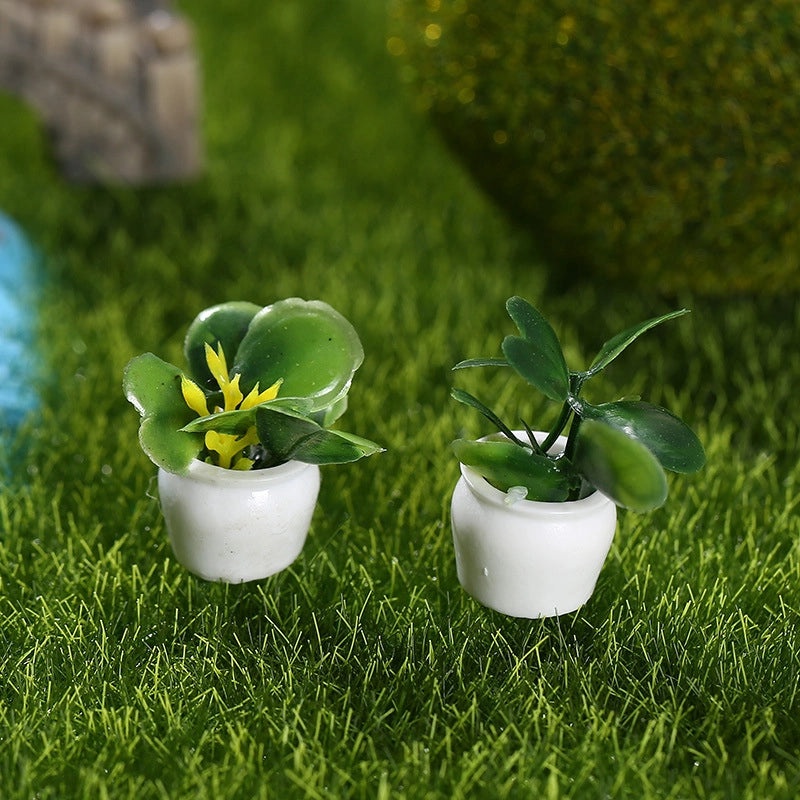 Minimalist Pastoral Resin Plant Ornaments | Home Decor Artificial Decorations|Garden Accessories|Interior Styling