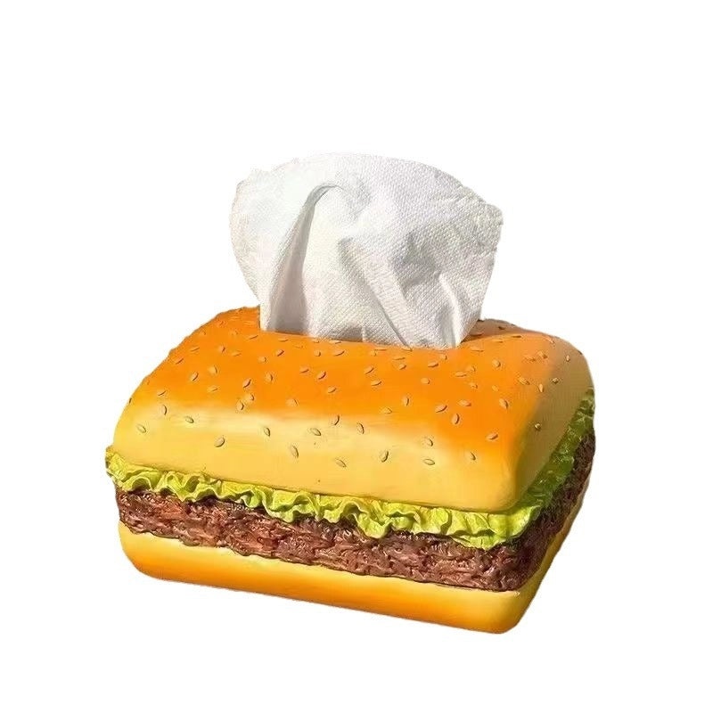 Adorable Hamburger Shaped Vinyl Tissue Holder|Home Decor