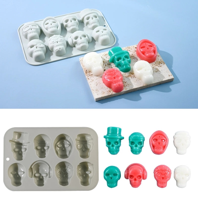 Halloween Skull Shaped Silicone Kitchen Mold 1 Pc | Kitchen Accessories