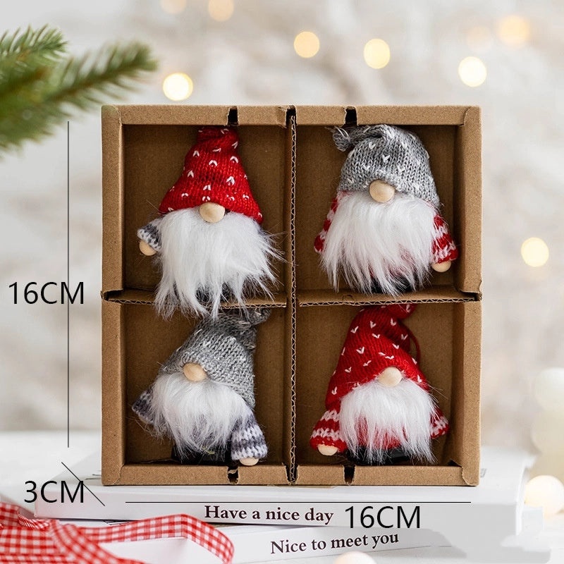 Christmas Cute Human Doll Hanging Ornaments for Holiday Party Decorations | Christmas Ornaments