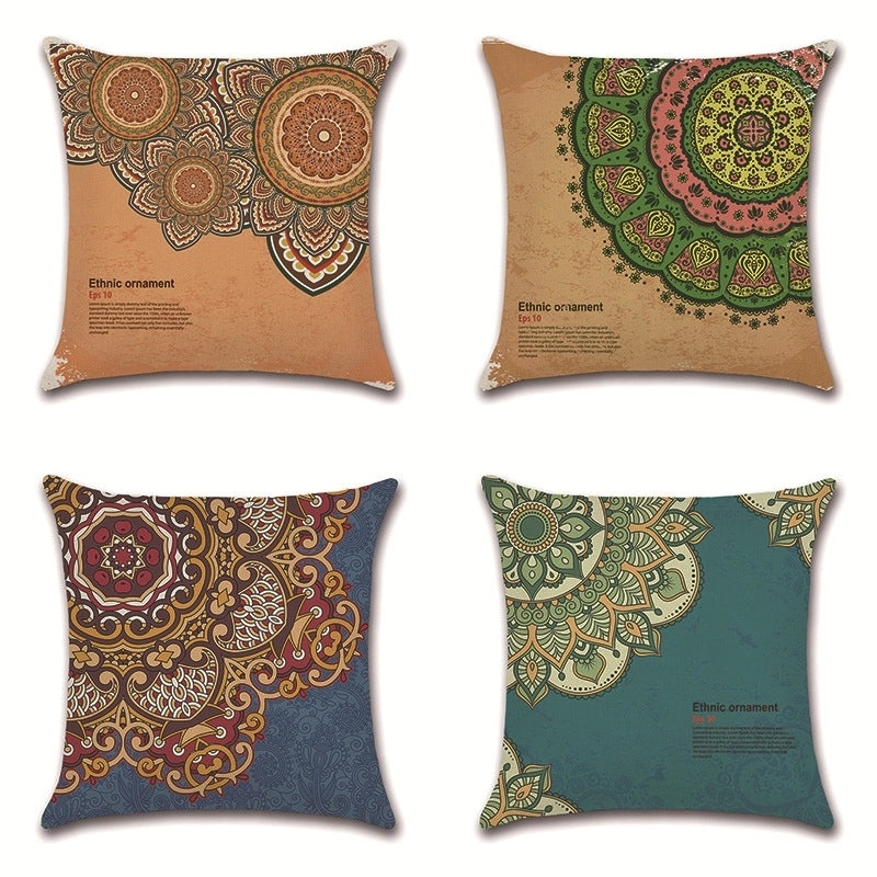 Minimalist Printed Linen Pillow Covers for Couch and Sofa Decor | Home Decor