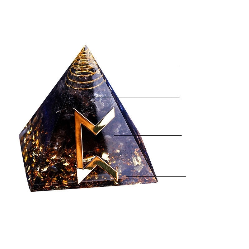 Minimalist Crystal Pyramid Ornament | Daily Indoor Home Decor