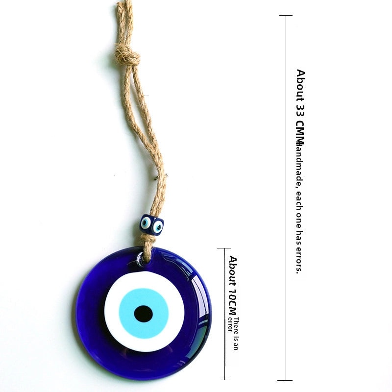 Turkish Blue Evil Eye Glass Pendant Decoration for Home and Office | Home Decor