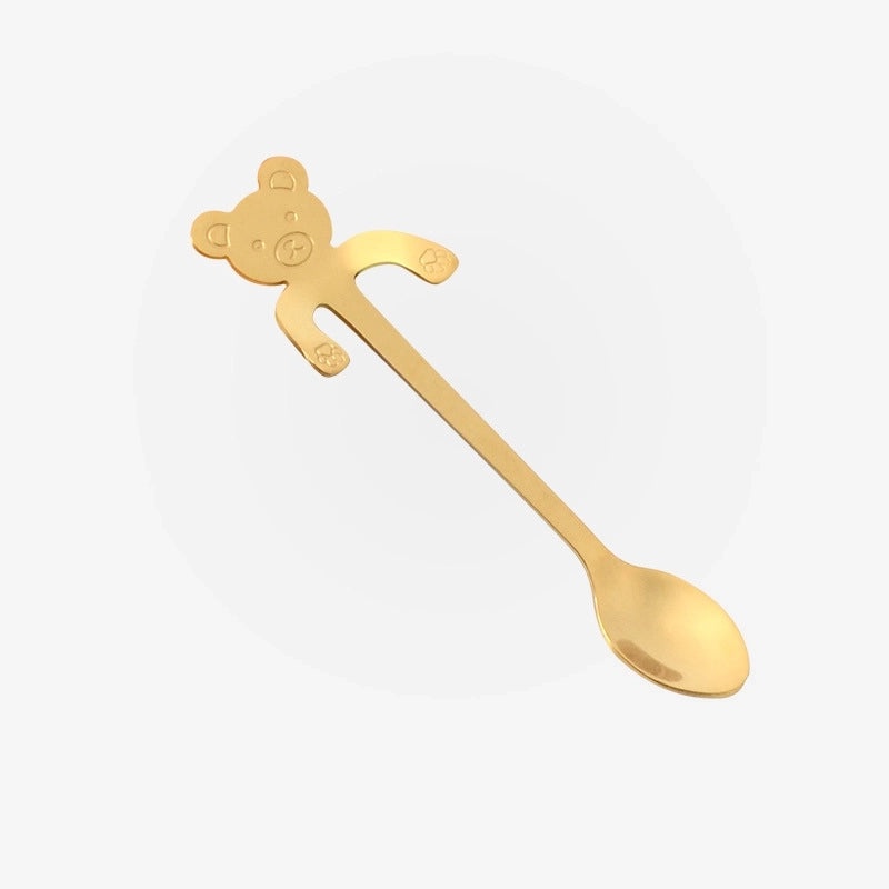 Cute Cartoon Stainless Steel Spoon for Everyday Use|Kitchen & Dining Utensils