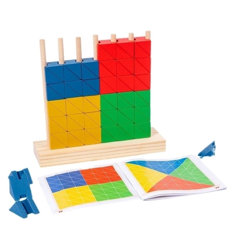 Wooden Building Blocks for Toddlers Ages 3-6 | Educational Toys & Learning Blocks