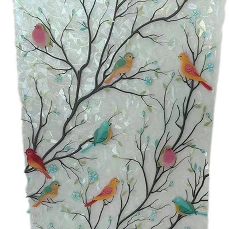 Chic Bird-Shaped PET PVC Window Decor | Window Accessories