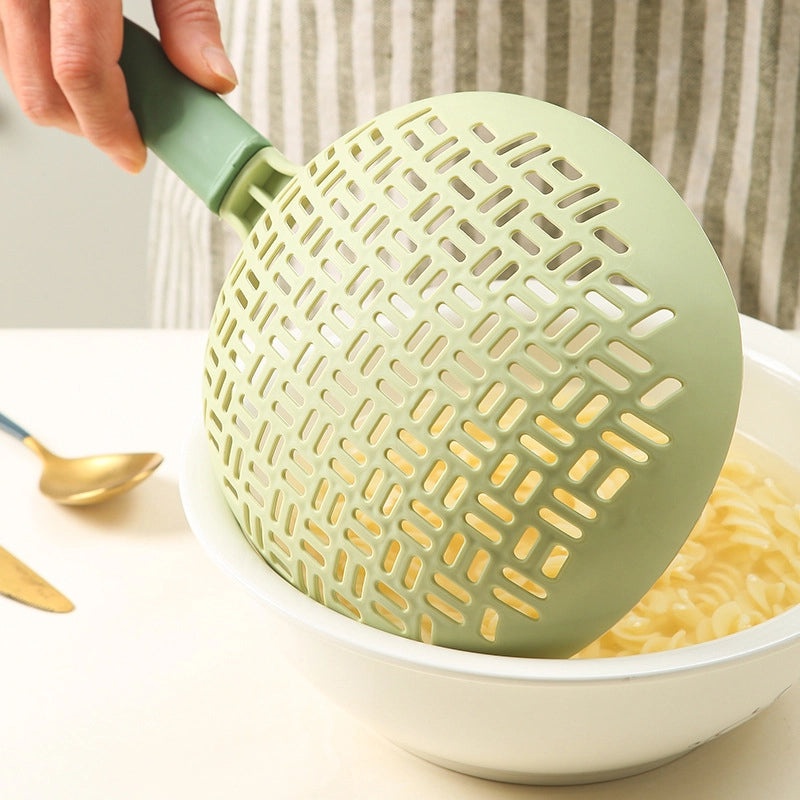 Minimalist Solid Color Nylon and Silica Gel Colander Single Piece | Kitchen Tools