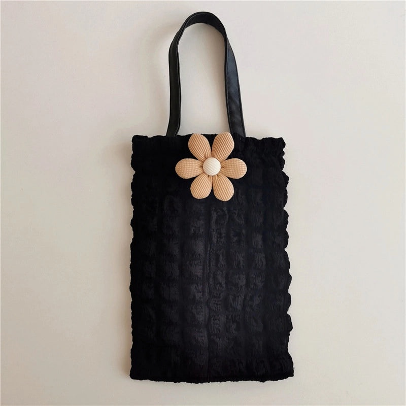 Casual Solid Color Bubble Fiber Fabric Tissue Dispenser for Vacation Use|Home & Living Accessories