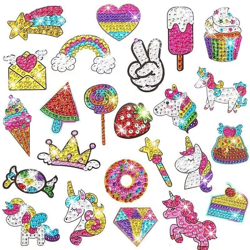 Mermaid DIY Diamond Painting Stickers for Kids | Kids Craft Supplies