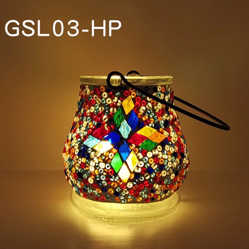 Handcrafted Painted Clay Geometric Glass Seed Beads | Handmade Jewelry Accessories