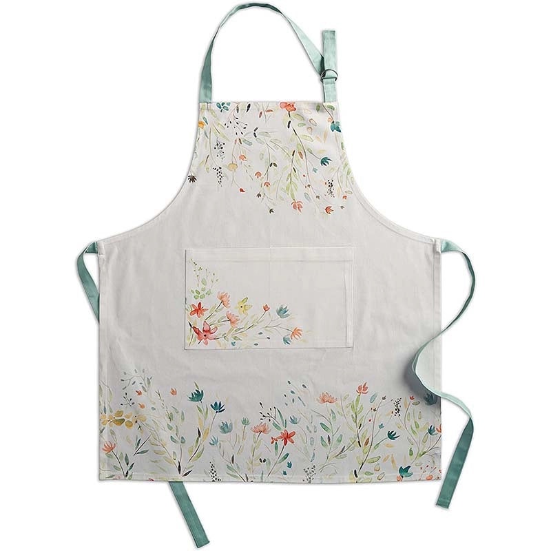 Digital Printed Neck Apron for Kitchen Gardening Cafe Work Retro Style | Kitchen & Dining Aprons