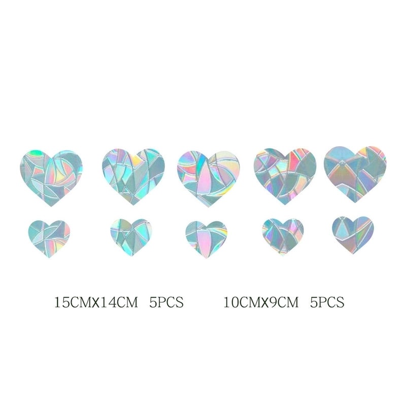 Leaf Moon Heart Shaped PVC Pet Wall Decal for Home Decor | Wall Stickers