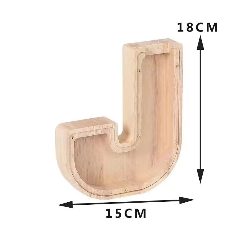 Piggy Bank Wooden Letter Toy for Kids | Educational Wooden Toys